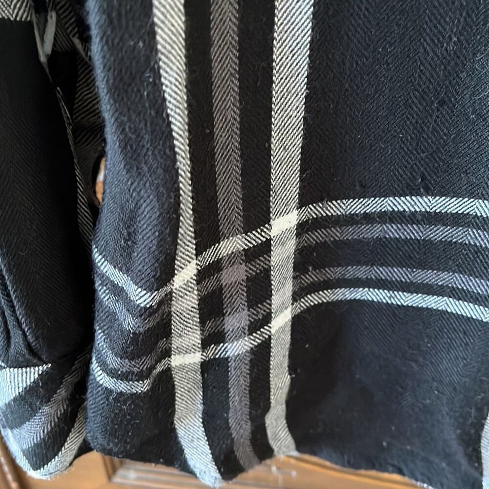 Rails Black Button Up Flannel/Plaid/Window Pane S… - image 8